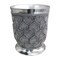 Resin Wastebasket | 7QT | Silver | Modern Waste Bin for Home or Office